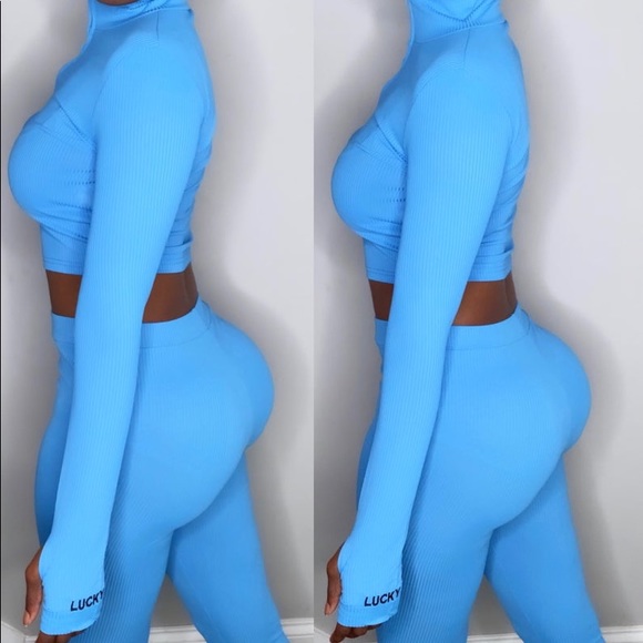 Trendy Blue 2pc Lucky Label Set - Picture 1 of 9